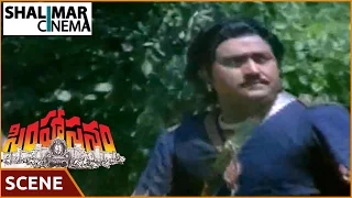 Simhasanam Movie || Thiefs Destroys On Jayapradha Scene || Krishna, Jayapradha || సింహాసనం