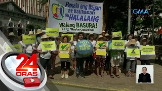 Paggamit ng eco-friendly na tela imbes na tarpaulin, panawagan sa Brgy at SK candidates | 24 Oras