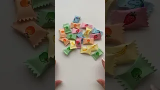 A SWEET GIFT IDEA. (MAKING PAPER CANDY)