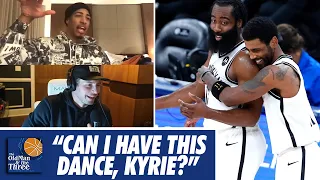 A Hilarious Story About Trying to Slow Down James Harden and Kyrie Irving | Tyrese Haliburton