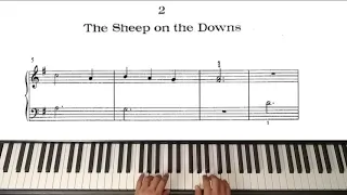 First Year Pieces, 2/12  The Sheep on the Downs (Thomas F. Dunhill)