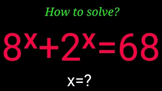 A Nice Exponential Problem Solving By Math Tutor Jakaria✍️A Nice Algebra Problem🔥