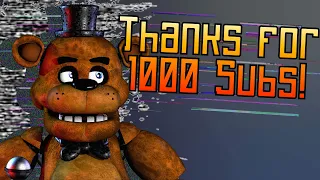 Thanks for 1000 subscribers