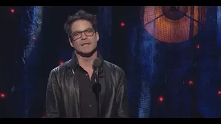 Pat Monahan of Train Inducts Journey into the Rock & Roll Hall of Fame | 2017 Induction