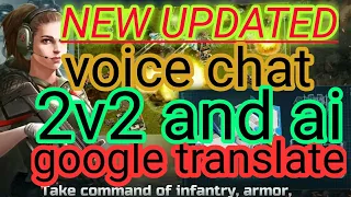 Art of war 3 new beta update voice chat and google translate avliveble