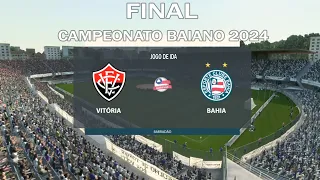 Fifa 23 - Vitória x Bahia | FINAL Campeonato Baiano 2024 [ Jogo de IDA ]
