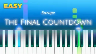 Europe - The Final Countdown - EASY Piano TUTORIAL by Piano Fun Play