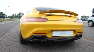 2016 Mercedes AMG GTS - Revs, Accelerations & Ride!