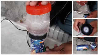 Juice Blender How to make - AMAZING MINI USB BLENDER WITH ALUMINUM CANS AND DC MOTOR