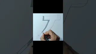 How to draw a 3D alphabet J figure #youtube #Art SM 26 #trending #like #popular #viral #amazing