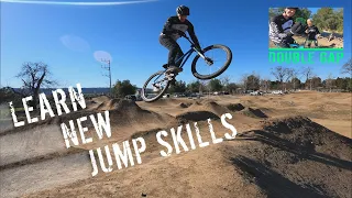 Learning How to Jump Doubles at Pleasanton BMX Park in California