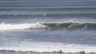 Surfing Chicama, Peru - Longboard Goofy foot