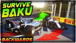 SURVIVE BAKU...BACKWARDS!!! - Insane Hardcore Damage F1 2017 Game