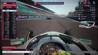 Double Red Flag in Miami on F1Manager2022