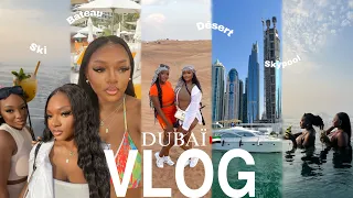 VLOG : je pars à Dubaï avec ma soeur !!!! NOTRE MEILLEURE VIE !! ( désert, yatch , beach club, ski…)