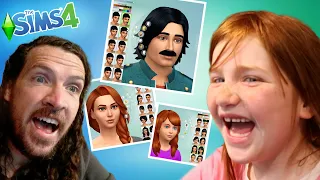 ADLEY makes OUR FAMiLY in Sims 4!!  Realistic looking Dad, Mom, Niko, and Navey play house in game