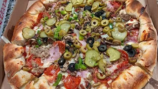 Amazing Pickle Pizza! 😋 Twins Pizza & Grill!