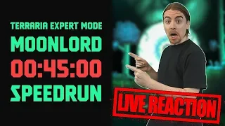 LIVE Reaction: Ningishu's Speedrun, Moonlord in 45 Minutes!