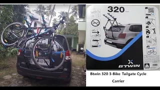 Btwin 320 3-Bike Tailgate Cycle Carrier