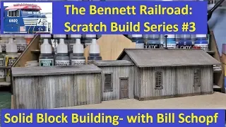 Scratch Build #3:  How to Use Solid Wood Blocks for Buildings