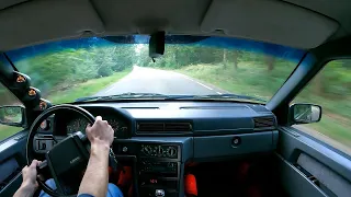 Volvo 940 TURBO POV forest run