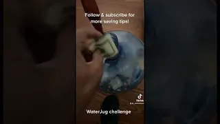 WaterJug challenge! Save all your $ for a year. Get MONEY! #money #fyp #explore #viral #trending