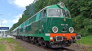 SU45-079 "Pociągiem w Góry Sowie" w Świdnicy i okolicach.