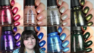 China Glaze Jewels Royale | Holiday 2021 | Live Swatch + Comparisons