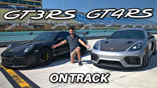 Porsche 991.2 GT3 RS VS GT4 RS On Track Review | Why The 4RS Is Better…