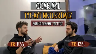 Ocak ayı TYT-AYT netlerimiz | BONUS tyt fen taktiği | #yks2021