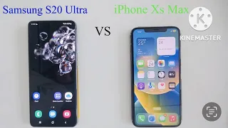 Samsung S20 ULTRA VS iphone Xs Max || Speed Test