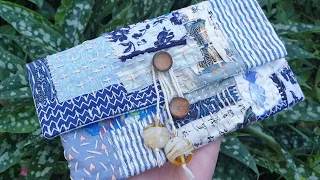 BORO SASHIKO POUCH | Slow Stitching Patchwork Project