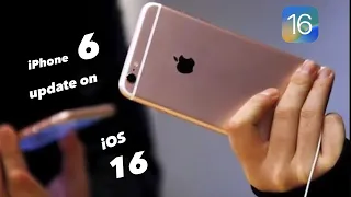 Install iOS 16 on iPhone 6 😘|| Get ios 16 on iPhone 6