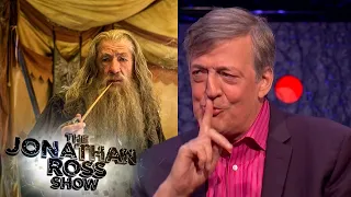 Stephen Fry Caught Sir Ian McKellen Stealing From Set | The Jonathan Ross Show