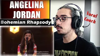 ANGELINA JORDAN 13 years old(!!) sings "Bohemian Rhapsody" at AGT // REACTION & ANALYSIS