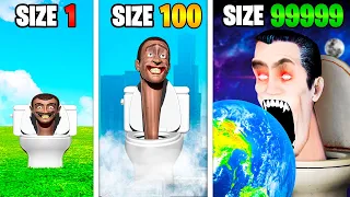 Growing SMALLEST SKIBIDI TOILET Into BIGGEST SKIBIDI TOILET In GTA 5!