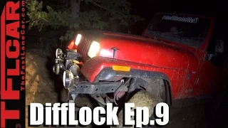 Jeep Wrangler vs Gold Mine Hill Off-Road Challenge in the Dark - DiffLock Ep. 9