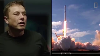 Elon Musk: Reaction during First Falcon Heavy Launch, Feb 6 2018