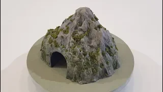 How to make a Paper Mountain Maché for Model Trains HO