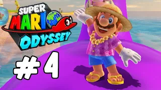 Super Mario Odyssey | Playthrough Part 4 | Snow and Seaside Kingdom! | 1080p60 (Switch)