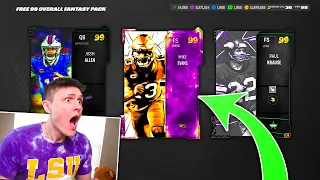 This New FREE 99 Pack is INSANE... I Pulled 2 LTD Theme Team All-Stars!