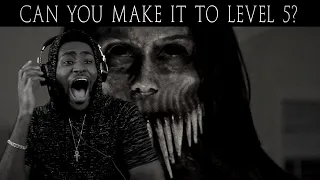 I HAD NIGHTMARES AFTER THIS.... DON'T GET SCARED CHALLENGE! Level 1-5 |  (Reaction!!!)