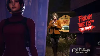 Ada Wong Escapes from Camp Crystal Lake and Goes to Texas! - Friday the 13th: The Game