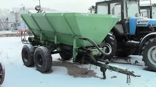 Машина для внесения минеральных удобрений к трактору МТЗ 82 Обзор 2017