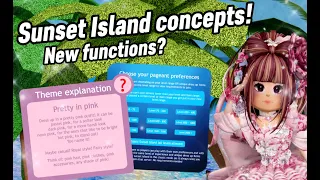 Sunset Island Concepts! - Things I Would Add To Royale High - Season 2 Episode 2 🌴