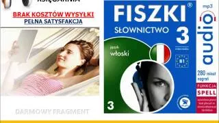SZYBKA NAUKA WŁOSKIEGO - FISZKI audio - Słownictwo 3 - AudioBook, do słuchania w podróży, MP3
