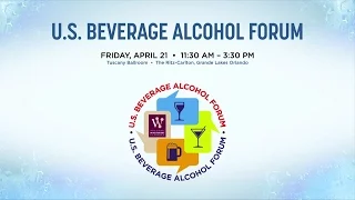 U.S. Beverage Alcohol Forum  - Keynote: Trends from Buzzy Bars to Big Data