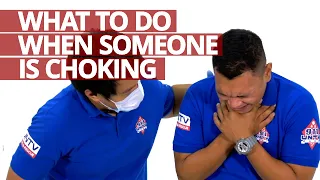 What should you do when someone is Choking? #Lifesaver #FirstAid