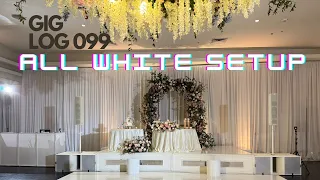 GIG LOG 099 | ALL WHITE SETUP | L-ACOUSTICS SUBWOOFERS | TRADITIONAL WEDDING MUSIC