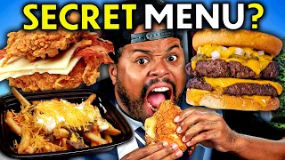 Eat In One Second - Fast Food Secret Menus! (McDonalds, Five Guys, Taco Bell)